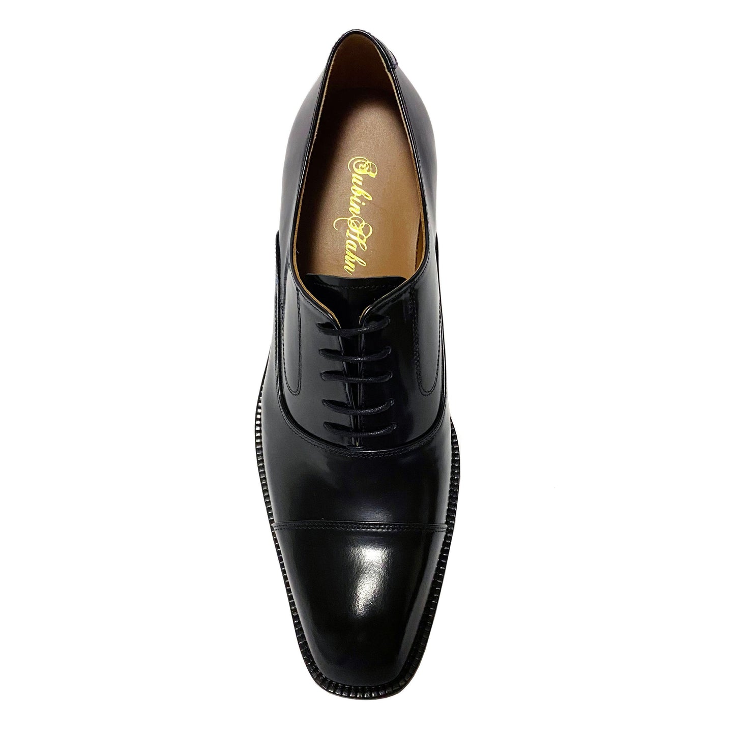 Eric 55mm Oxford in Brushed Calf Leather