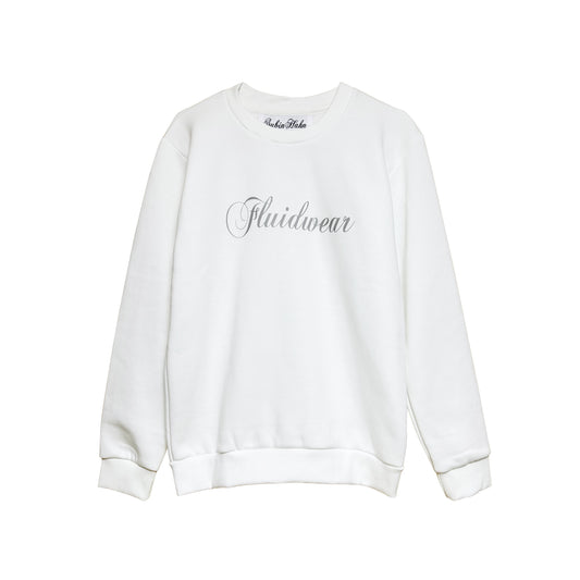 Fluidwear Crewneck in White