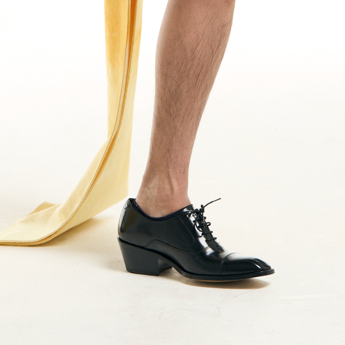 Eric 55mm Oxford in Brushed Calf Leather
