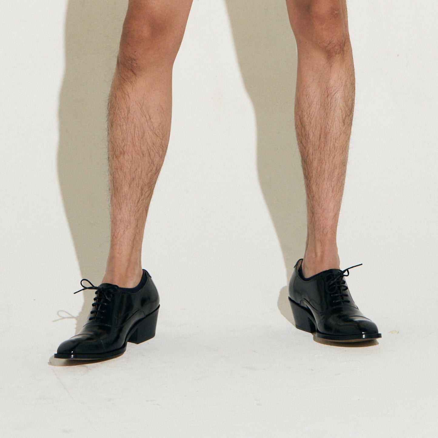 Eric 55mm Oxford in Brushed Calf Leather