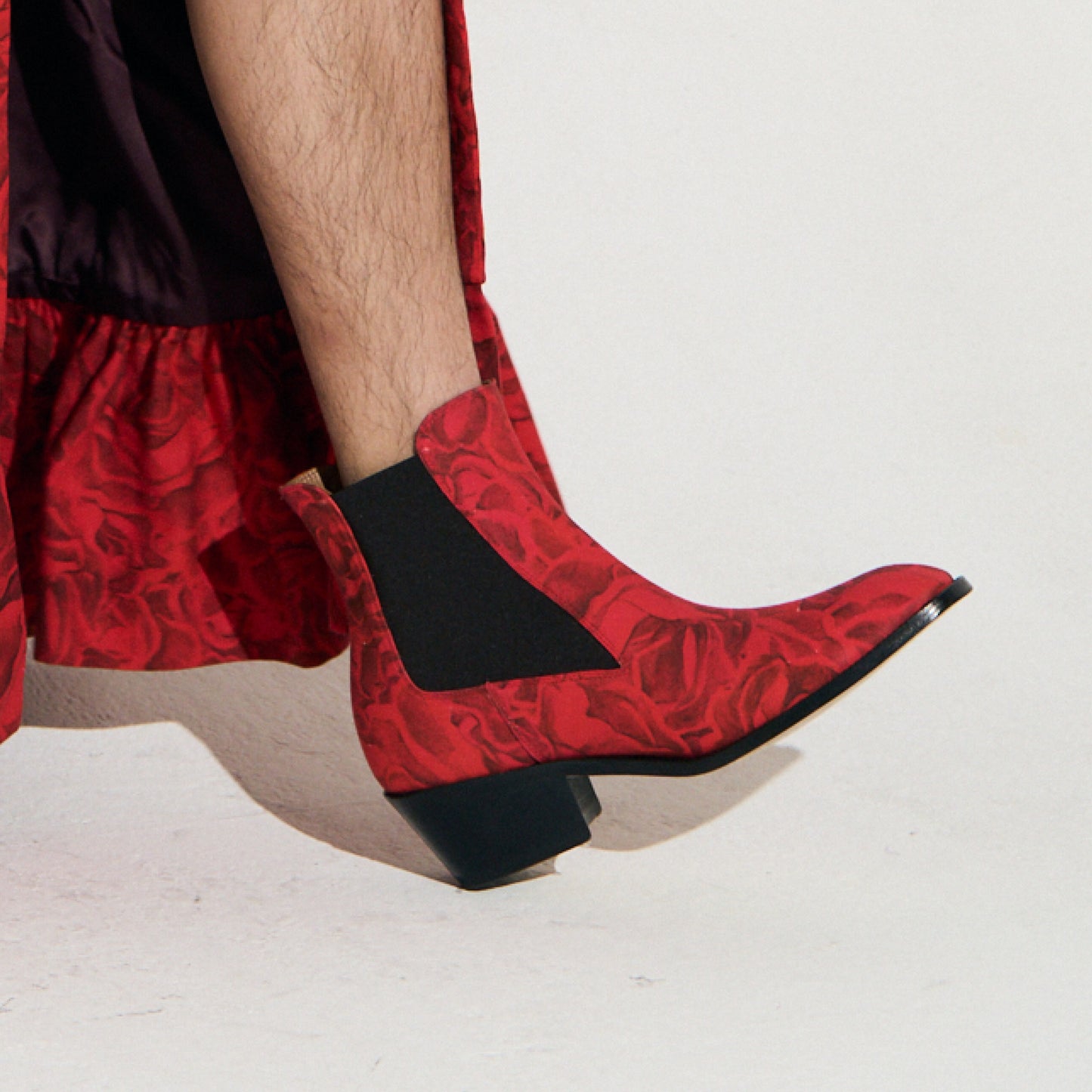 Briar Chelsea Boot in Red Rose