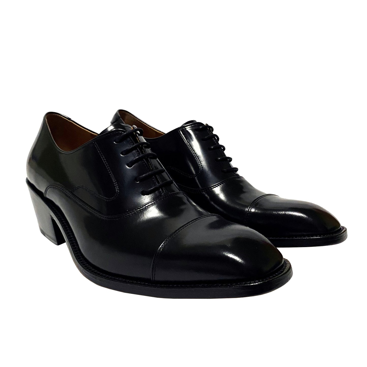 Eric 55mm Oxford in Brushed Calf Leather